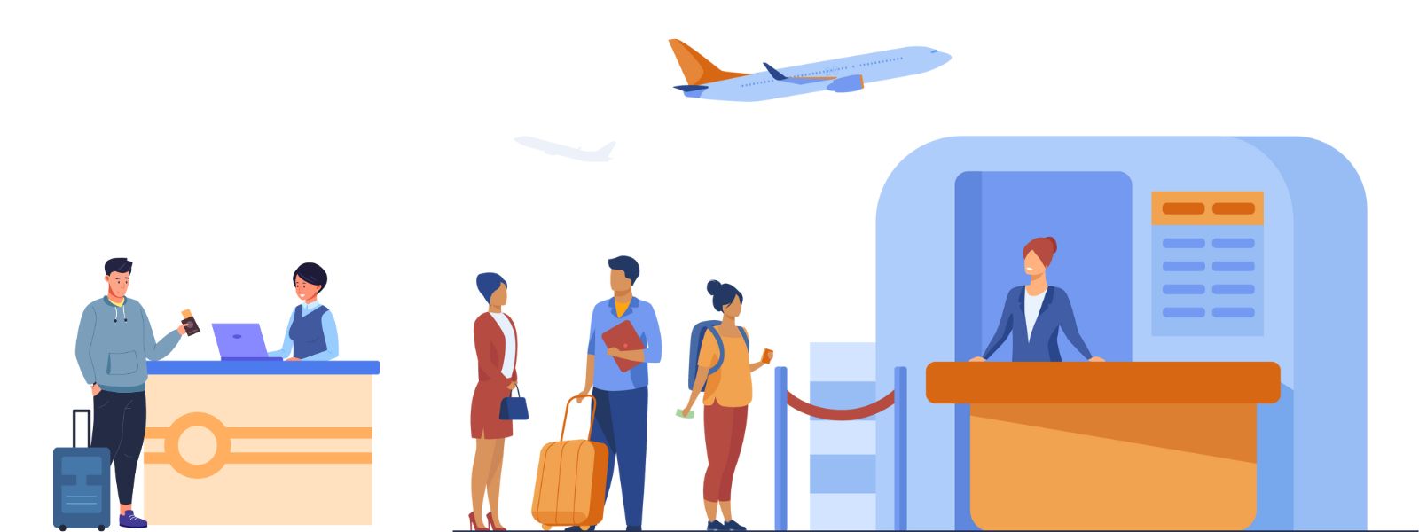 Airline web check-in